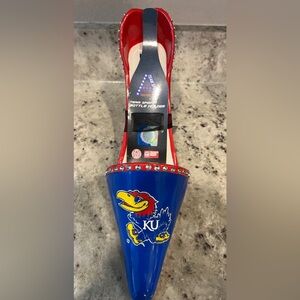 NWT NCAA Kansas Jayhawks KU Decorative High Heel Bottle Holder
